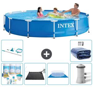 Piscina fuori terra a struttura - 366x76 cm - 7 pezzi - Modello S20437