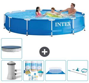 Piscina autoportante rettangolare - 366x76 cm - 6 pezzi - Modello S21176