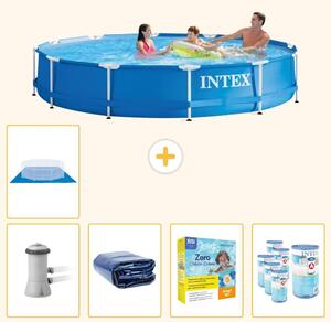 Piscina autoportante rettangolare - 366x76 cm - 6 pezzi - Modello SCB22