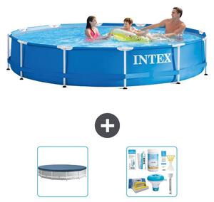 Piscina autoportante rettangolare - 366x76 cm - 3 pezzi - Modello S22455