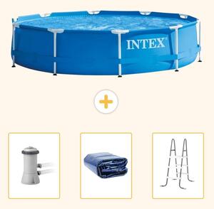 Piscina autoportante rettangolare - 366x76 cm - 4 pezzi - Modello SCB83