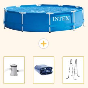 Piscina autoportante rettangolare - 305x76 cm - 4 pezzi - SCB83