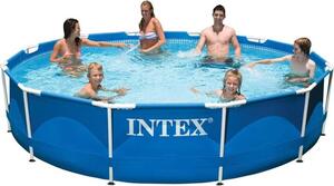 Piscina Intex con struttura in metallo - piscina fuori terra - Ø 366 x 76 cm