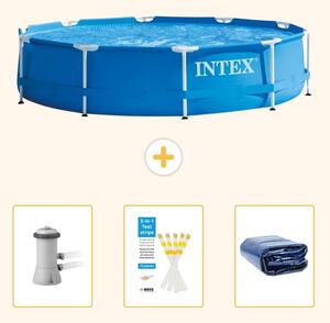 Piscina fuori terra a struttura - 366x76 cm - 4 pezzi - Modello SCB74
