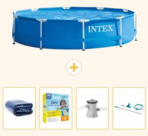 Piscina autoportante rettangolare - 305x76 cm - 5 pezzi - SCB14