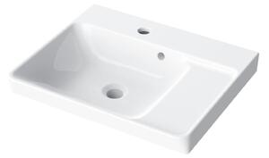 Base per la vasca rettangolo Easy L 51.4 x P 42.4 x H 15.5 cm in ceramica bianco