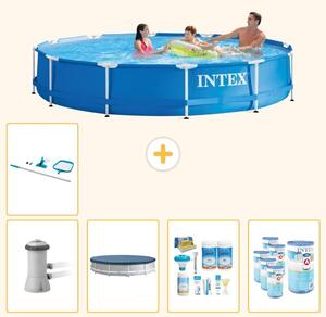 Piscina autoportante rettangolare - 366x76 cm - 6 pezzi - Modello SCB21