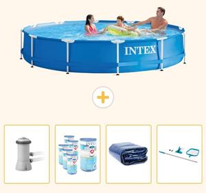 Piscina fuori terra a struttura - 366x76 cm - 5 pezzi - Modello SCB90