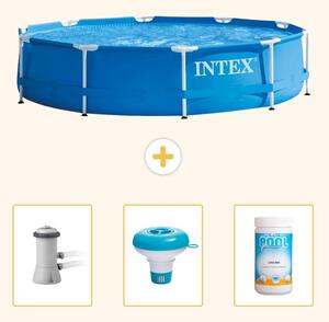 Piscina autoportante rettangolare - 366x76 cm - 4 pezzi - Modello SCB77