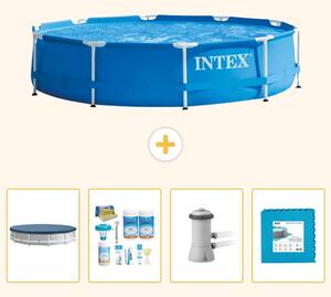 Piscina fuori terra a struttura - 366x76 cm - 5 pezzi - SCB2