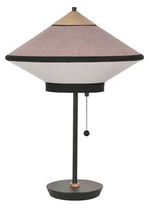 Lampade da tavolo Forestier, Cymbal S, Rosa / Rosé, Soggiorno, Tessuto / Tessile, Design
