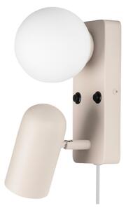 Applique da parete Globen Lighting, Beige, Soggiorno, Vetro
