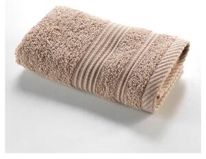 Asciugamano tipo terry marrone chiaro in cotone 30x50 cm Tendresse – douceur d'intérieur