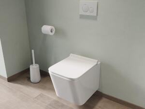 WC sospeso Bianco in Ceramica senza flangia CLEMONA