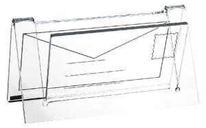 Vesta Portaposta da tavolo in plexiglass Express Plexiglass Bianco