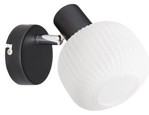 Prezent 27519 - Faretto da parete ARYA 1xE14/40W/230V nero/bianco