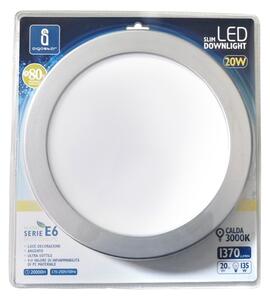 Aigostar - Lampada LED da incasso ULTRATHIN LED/20W/230V 3000K cromo opaco