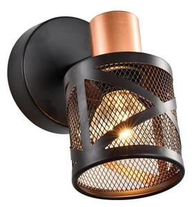 Prezent 75467 - Faretto da parete ANTARES 1xE14/40W/230V nero/rame