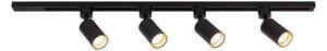 Faretto per sistema a binario TRACER 4xGU10/10W/230V 1 m nero