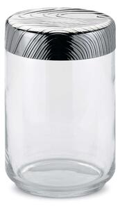 Alessi Barattolo ermetico in vetro con coperchio in acciaio XL Veneer Vetro Trasparente Casseruola
