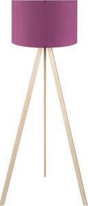 Lampada da terra AYD 1xE27/40W/230V viola/beige