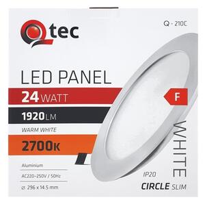 Lampada LED da incasso QTEC LED/24W/230V 2700K