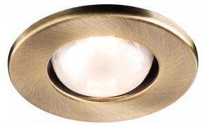 Redo 70218 - Faretto da incasso per controsoffitto FR 1xE14/30W/230V ottone