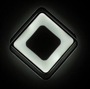 BRILAGI - Plafoniera LED dimmerabile FLARE LED/102W/230V 50x50 cm nera + telecomando
