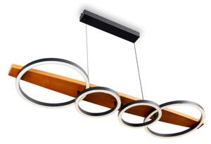 BRILAGI - Lampadario LED sospeso con cavo PLANK LED/35W/230V 4000K 30x100 cm legno