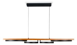 BRILAGI - Lampadario LED sospeso con cavo PLANK LED/35W/230V 4000K 30x100 cm legno