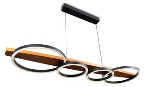 BRILAGI - Lampadario LED sospeso con cavo PLANK LED/35W/230V 4000K 30x100 cm legno