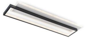 BRILAGI - Plafoniera LED dimmerabile OUTLINE LED/66W/230V 15x60 cm bianco/nero + telecomando