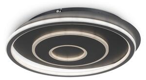 BRILAGI - Plafoniera LED dimmerabile IRIS LED/83W/230V 46x50 cm nera + telecomando