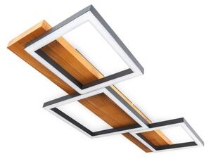 BRILAGI - Plafoniera LED PLANK 30W/230V 4000K 34,5x65 cm, legno