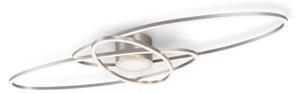 BRILAGI - Plafoniera LED dimmerabile APOLLO LED/58W/230V 43,2x101,2 cm cromo + telecomando