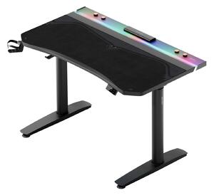 Grande tappetino gaming da scrivania, nero, 120x52 cm: Diablo X-Forge Burned Black