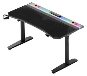 Grande tappetino gaming da scrivania, nero, 140x52 cm: Diablo X-Forge Burned Black
