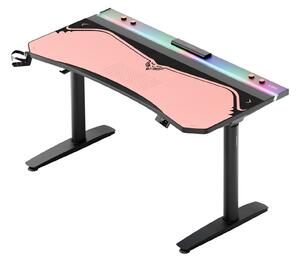 Grande tappetino gaming da scrivania, rosa, 140x52 cm: Diablo X-Forge Akira Pink