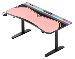 Grande tappetino gaming da scrivania, rosa, 160x60 cm: Diablo X-Forge Akira Pink