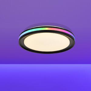 Mantra Iluminación Plafoniera a LED Gamer, dimmerabile, Nero, Soggiorno / Sala da pranzo, Metallo, Plafoniera LED