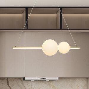 Zambelis Lampada a sospensione 22108, dimmerabile, Ottone / Oro, Soggiorno / Sala da pranzo, Alluminio, Moderno, Lampada a sospensione