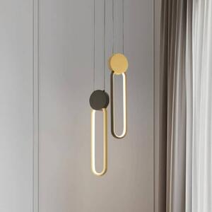 Zambelis Lampada a sospensione 23101, dimmerabile, Ottone / Oro, Soggiorno / Sala da pranzo, Alluminio, Moderno, Lampada a sospensione
