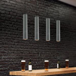 Zambelis Lampada a sospensione 180024, dimmerabile, Alluminio / Grigio / Zincato, Soggiorno / Sala da pranzo, calcestruzzo / cemento, Moderno, Lampada a sospensione