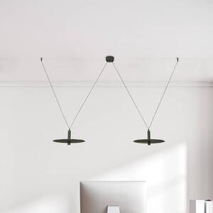Zambelis Lampada a sospensione 23227, Nero, Soggiorno / Sala da pranzo, Alluminio, Moderno, Lampada a sospensione