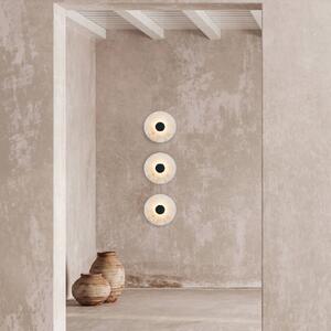 Zambelis Applique da parete 2551, Bianco / Opale, Soggiorno / Sala da pranzo, Pietra, Applique