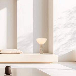 Zambelis Lampada da tavolo 25427, Crema / Ambra, Soggiorno / Sala da pranzo, Pietra, Lampada da tavolo
