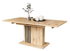 LEONEL Rovere Artisan – TAVOLO MODERNO ALLUNGABILE FINO A 180 cm!