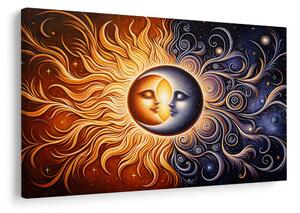 Quadro su tela – Armonia di sole e luna