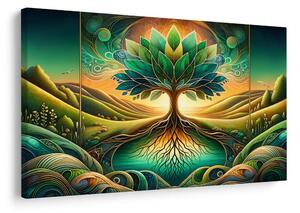 Quadro su tela – Albero della vita natura mistica