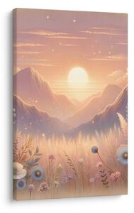 Quadro su tela – Prato di montagna
